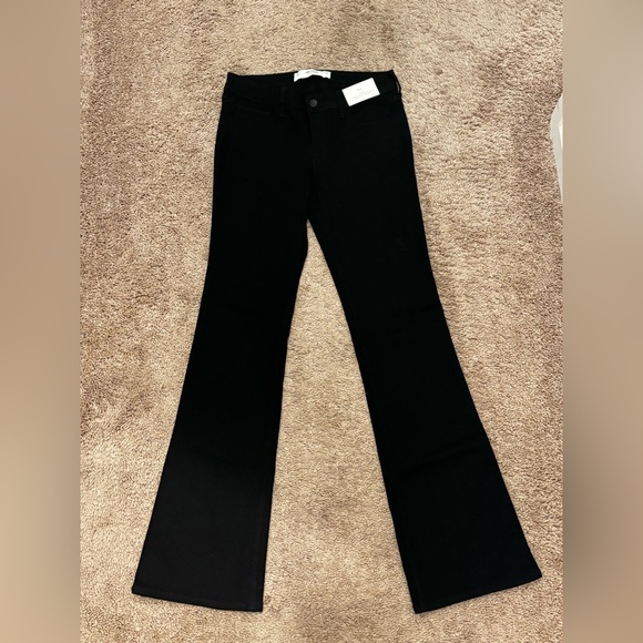 Hollister Women's Classic Black Straight Leg Jeans - Picture 1 of 7
